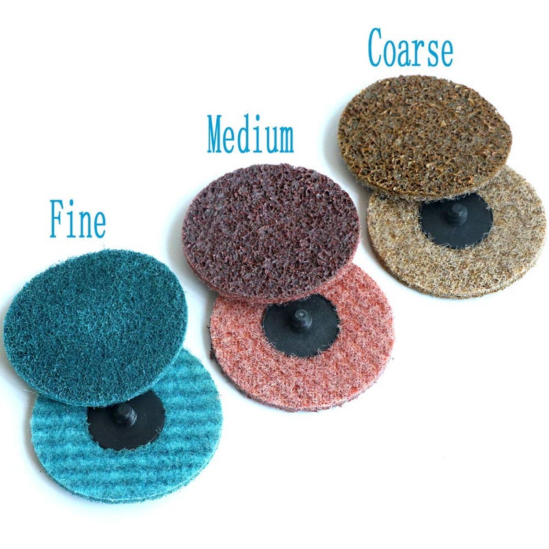 FPPO 30 PCS 3" Inch Roll Lock Quick Change Sanding Disc Pad for Surface Polishing 1/4" Shank,Sanding Pads for Power-Operated Sanders - Image 2